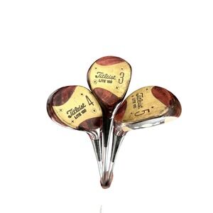 Titleist‎ Lite 100 3, 4, 5 Wood Set Vintage Golf Club Men's